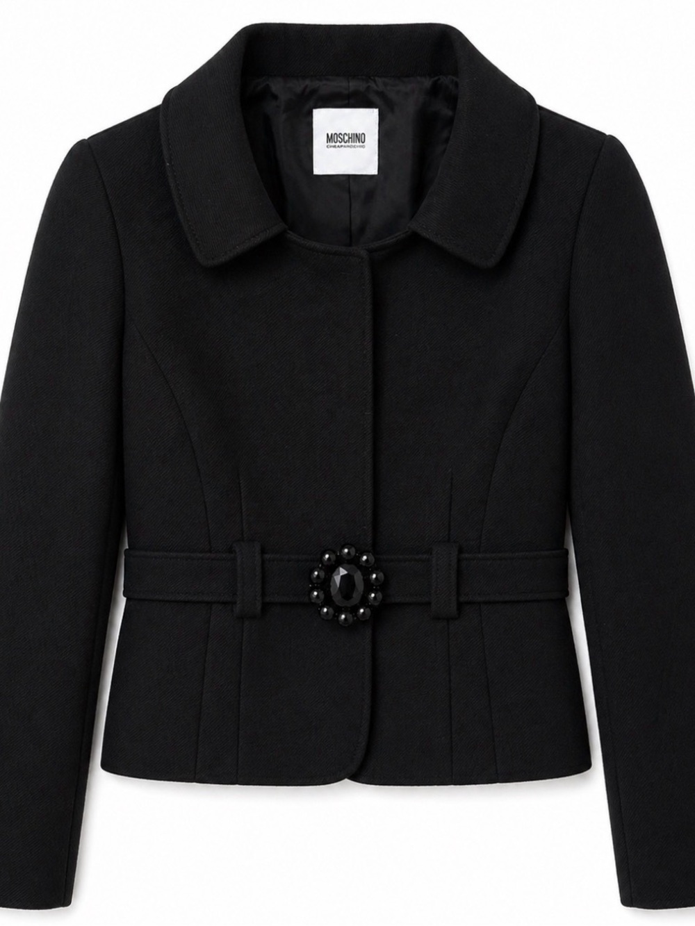 Moschino Cheap & Chic Black Cropped Jacket